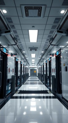 科技感走廊未来主义风格