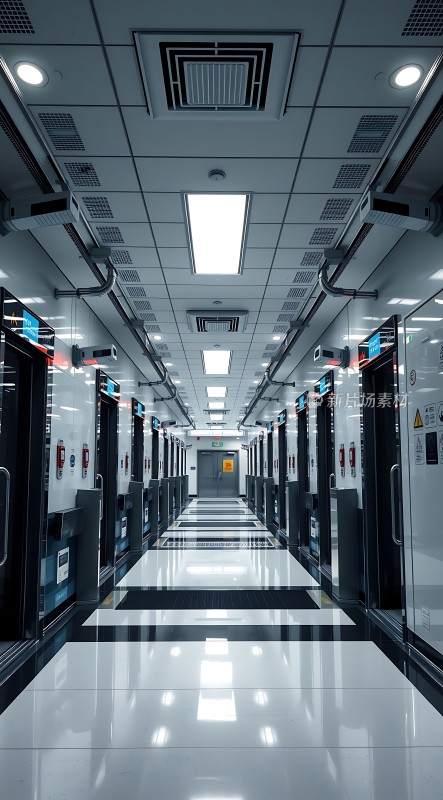 科技感走廊未来主义风格