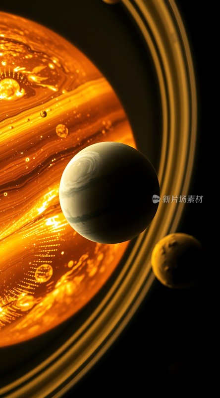 太阳系行星环舞