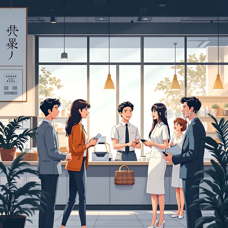 商务洽谈合作共赢