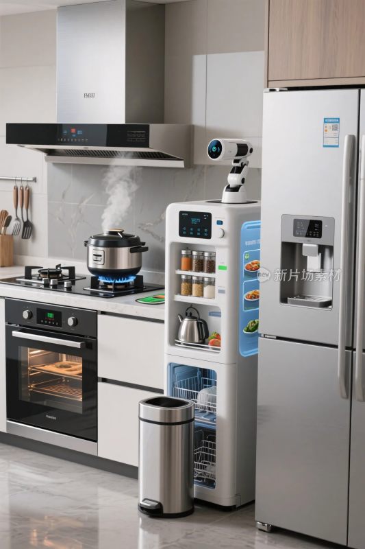 现代厨房场景
