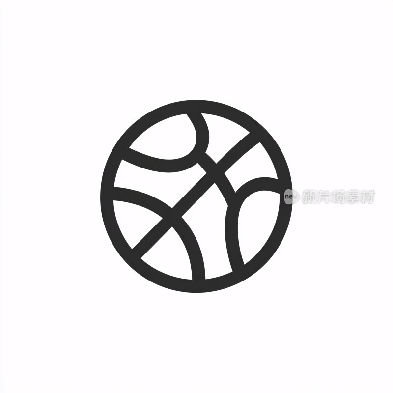 简约篮球图标