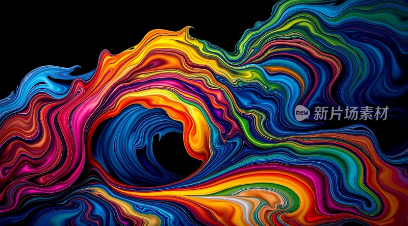 多彩漩涡