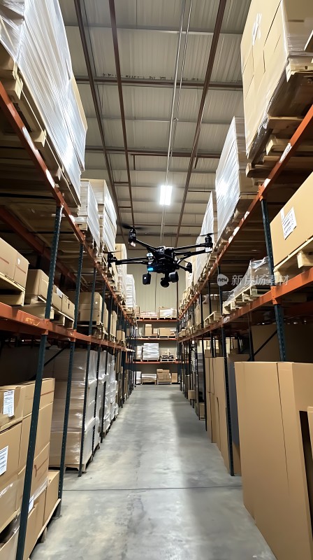 仓库巡检无人机高效作业