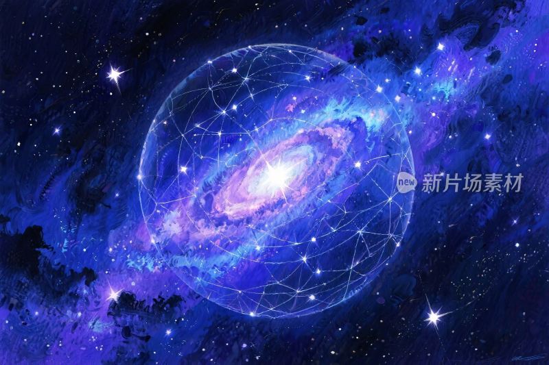 宇宙星空科幻插画