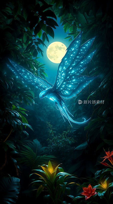 夜幕下的精灵之舞