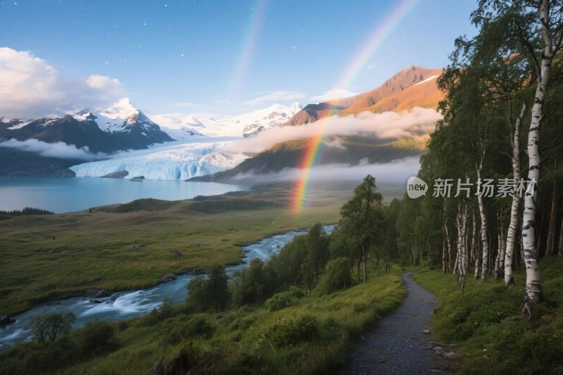 山水自然风光图