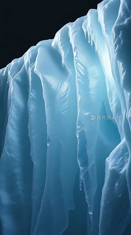 冰封世界晶莹剔透