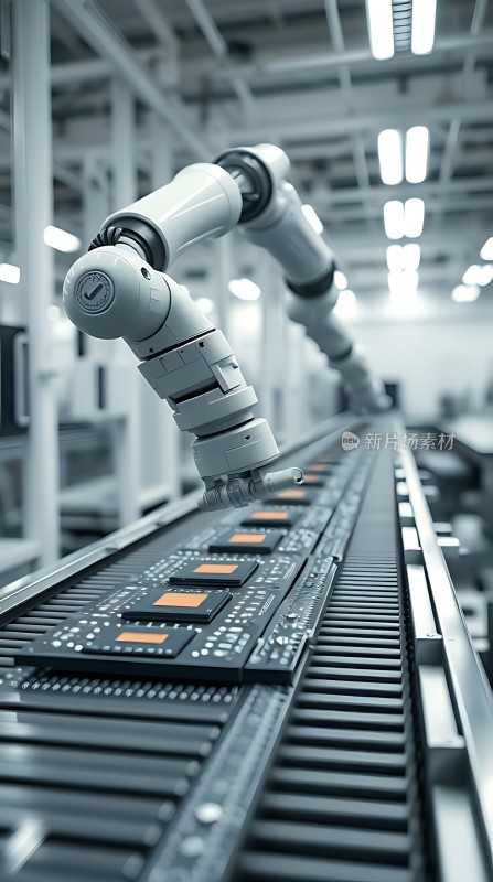 智能机器人操作生产线