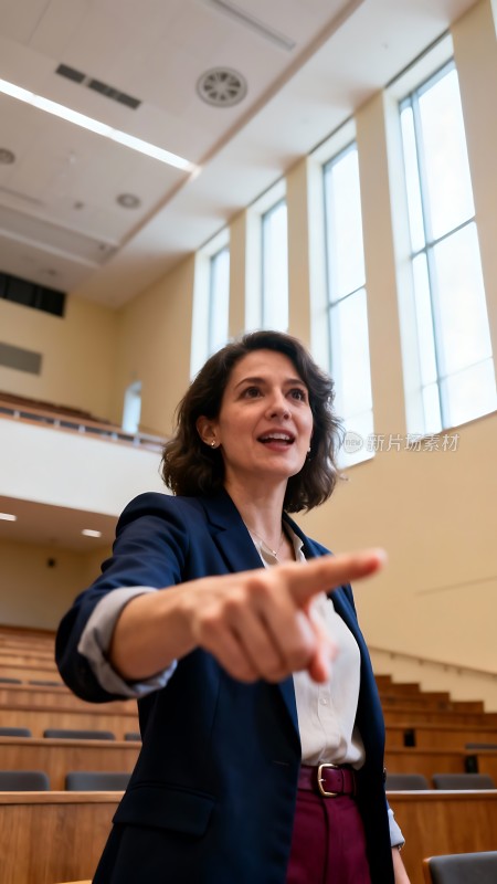 商务女性自信演讲