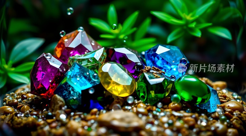 多彩宝石闪耀生辉