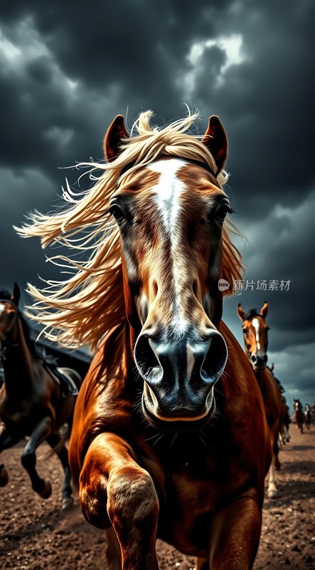骏马奔腾风驰电掣