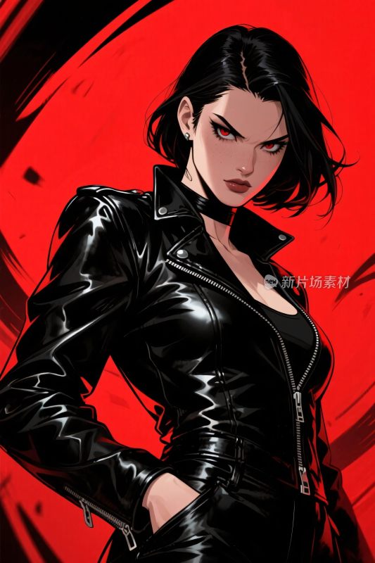 女性角色插画设计