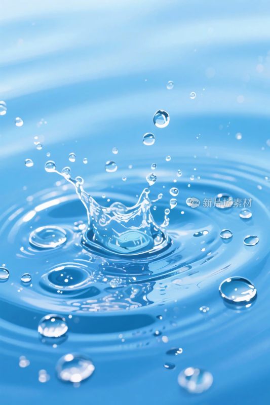 水花飞溅水珠效果