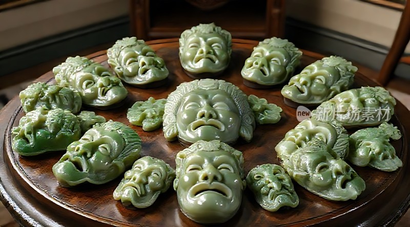 翠玉面具艺术展示