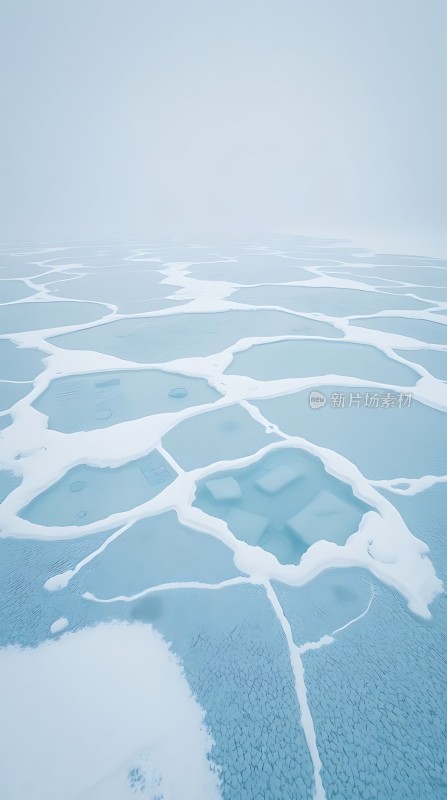 冰封世界晶莹剔透