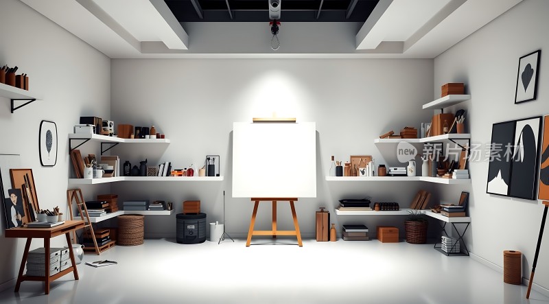 艺术工作室创意与灵感碰撞的空间