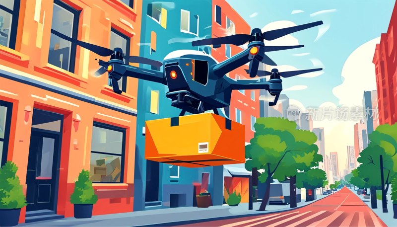 无人机快递送货