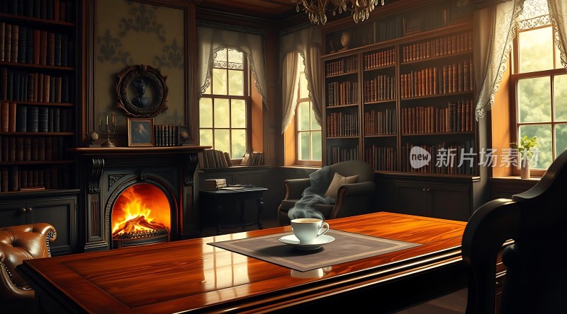 书房里的温暖时光
