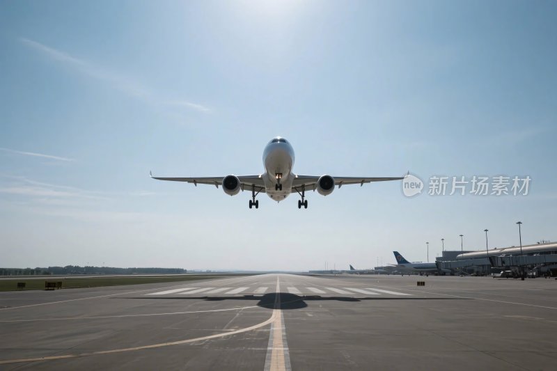 飞机起飞机场场景