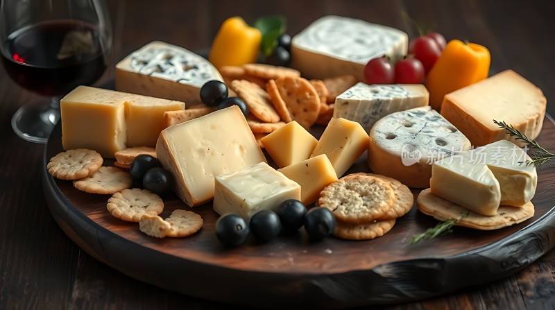 美酒奶酪拼盘