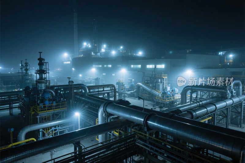 工业生产夜景设施