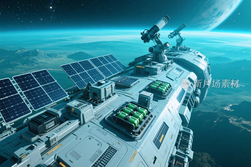 太空星际飞船场景