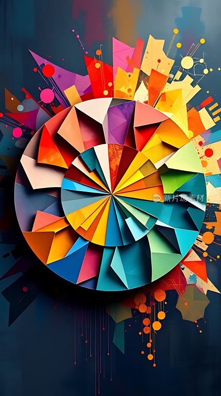 多彩几何艺术