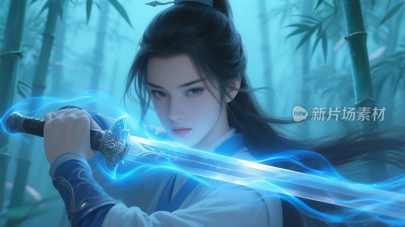 仙侠世界中的神秘剑客