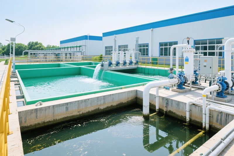 水处理工业设施图