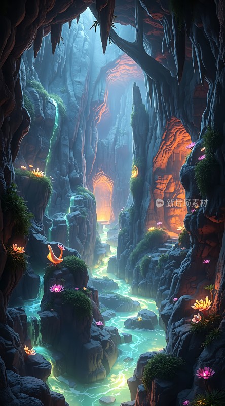 神秘洞穴秘境探险之旅