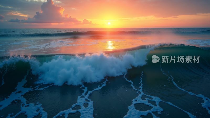 海上日出日落