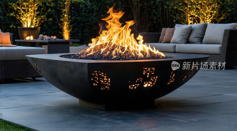 户外火坑休闲区