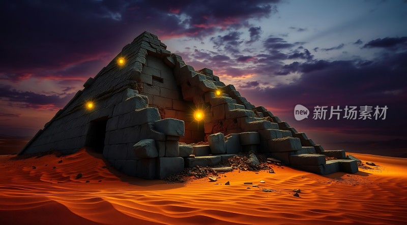沙漠金字塔秘境探秘