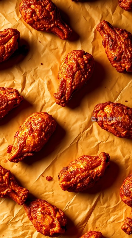 香辣鸡翅诱人美味