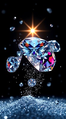 璀璨钻石闪耀夜空