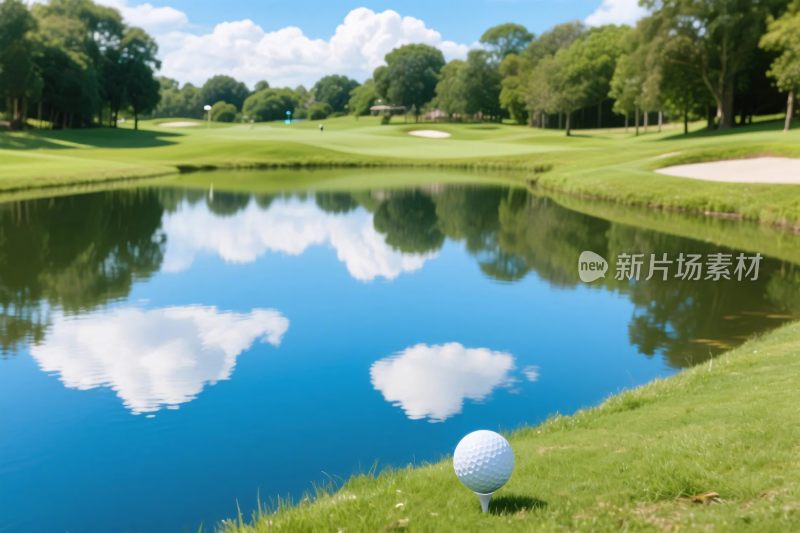 高尔夫球场风景图