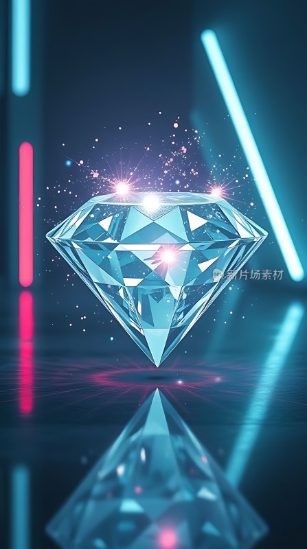 璀璨钻石闪耀光芒