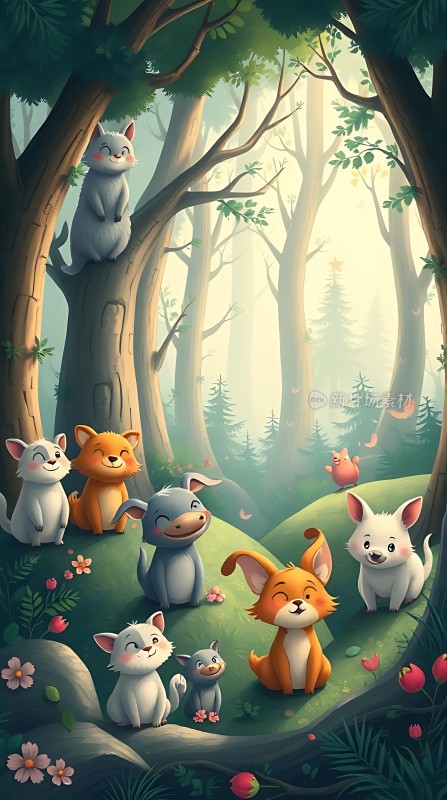 森林里的动物们