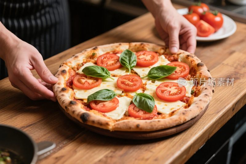 手工披萨制作画面