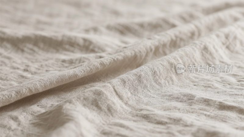 浅色布料特写画面
