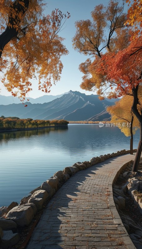 雁栖湖秋色画卷