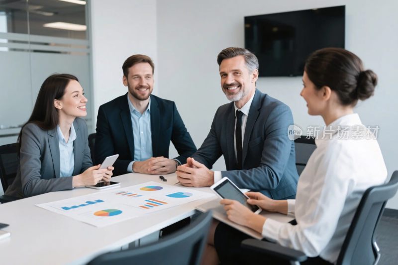 商务团队会议交流