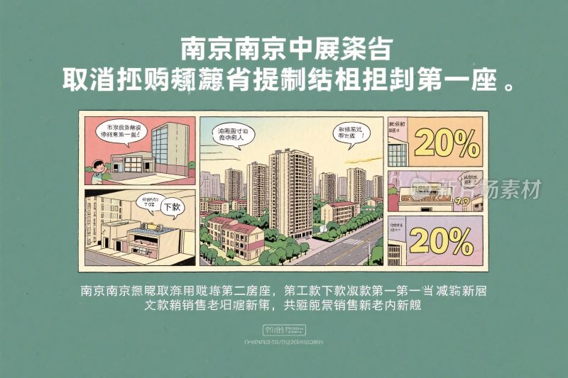 南京政策宣传插画