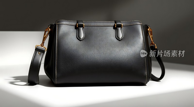 黑色皮包简约时尚质感十足