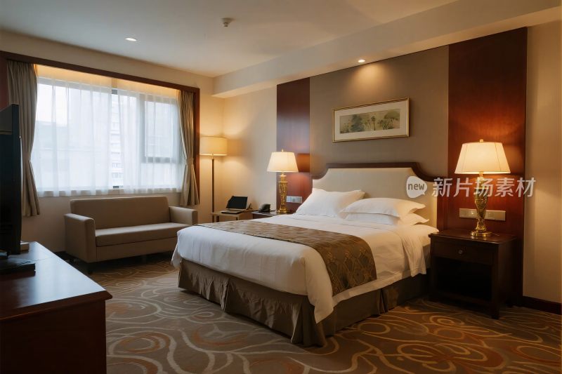 酒店客房室内场景