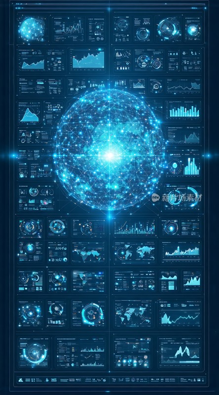未来科技数据图表展示