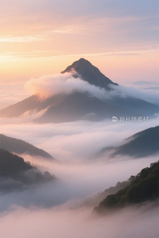 山间云海日出景观