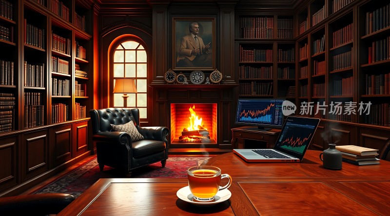 书房里的温暖与智慧