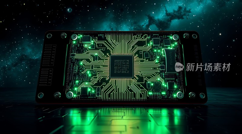 新片场素材芯片科技感